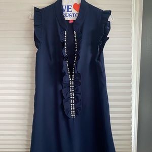 Lilly Pulitzer Navy shift dress - like NEW
